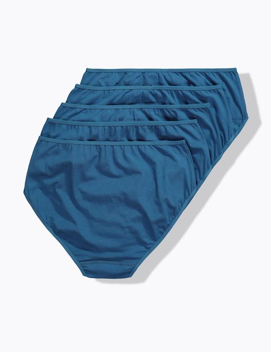 Produktbild Ulla Popken Midislips, 5er-Pack, einfarbig, bis Gr. 66/68 (62)