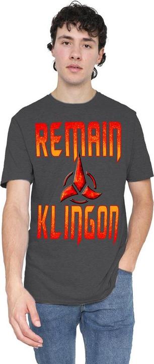 Produktbild Universal Textiles Remain Klingon TShirt (S)