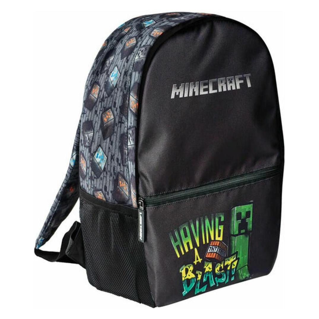 Kids Licensing, Kleutertas, Minecraft Zak à Dos 40cm, Zwart
