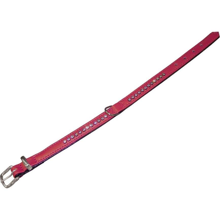 Nobby Halsband Crystal einreihig (Hund), Halsband + Leine
