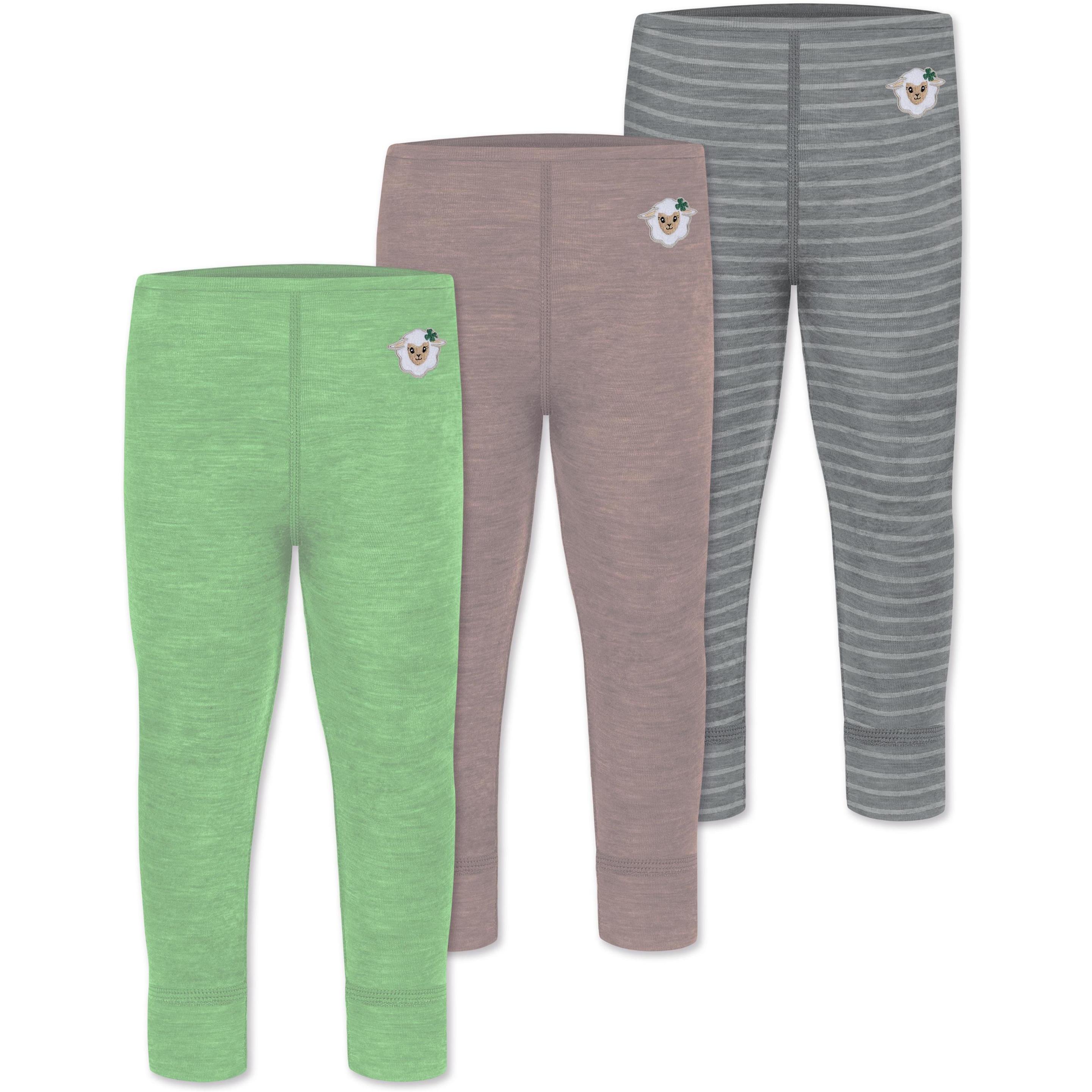 Normani, Herren, Funktionsunterhose, 3er Pack Baby Merino Hose Unterhose „Tihoi" - 9509 (68), Grau, 68