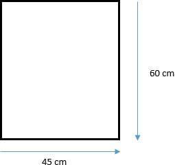 Productafbeelding Domoletti SPIEGEL OPGEHANGEN EENVOUDIGE B-RAND. 60X45 CM (45 x 60 cm)