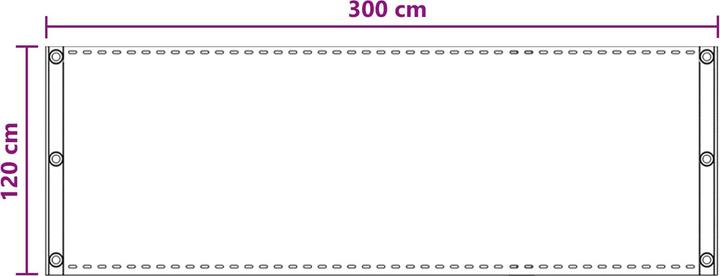 Produktbild vidaXL Balkonsichtschutz (300 cm)