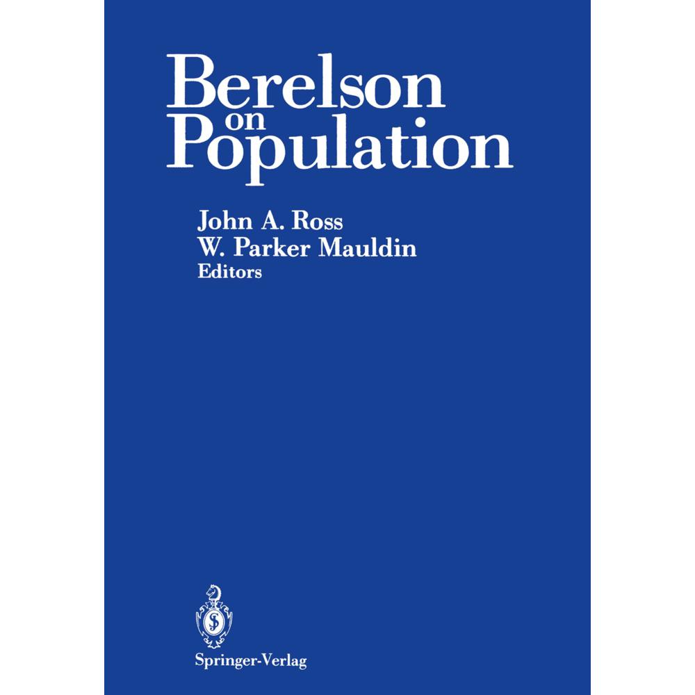 Berelson on Population, Fachbücher