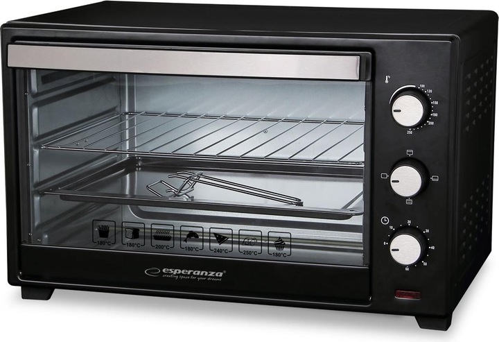 Productafbeelding Esperanza MINI-OVEN 20L 1600W PROSCIUTTO