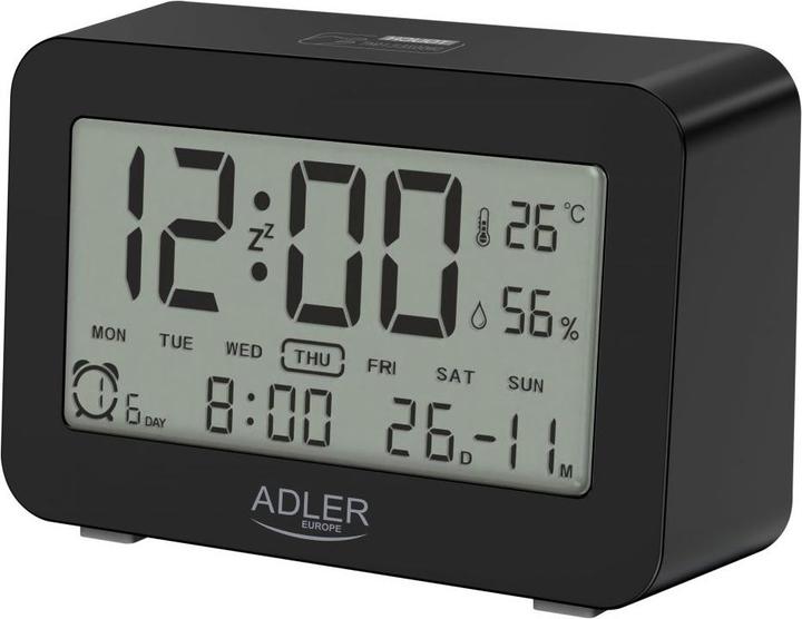 Adler Wecker AD 1196b Juodas, Weckfunktion