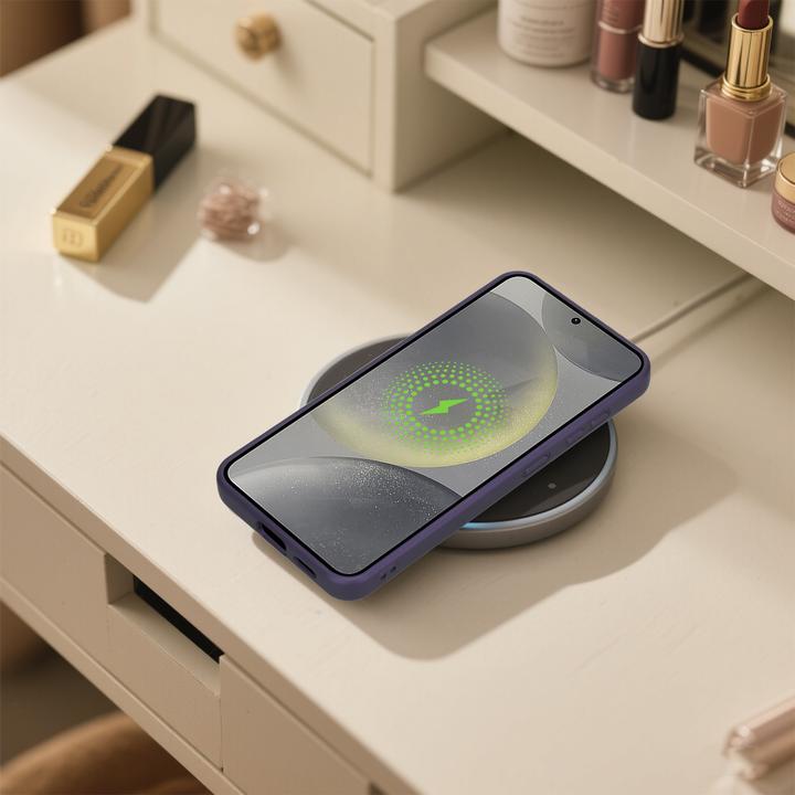 Produktbild Cadorabo Samsung Galaxy S25 Hülle kompatibel mit MagSafe Glitzer Case (Samsung Galaxy S25)