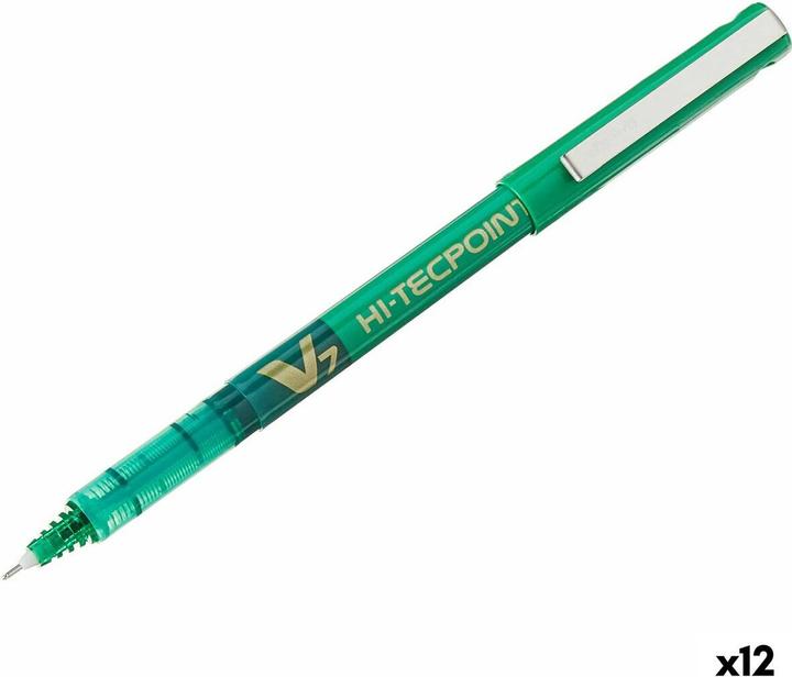 Produktbild Pilot Packung mit 12 V7 Rollerballs mit grüner Nadel (Grün, 12 x)