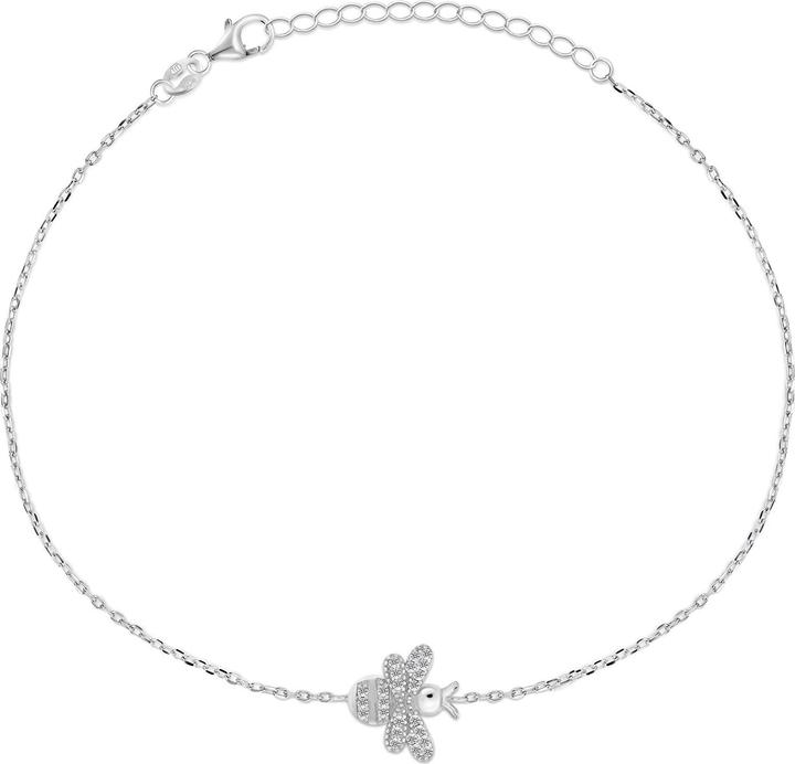 Produktbild Brilio Silver - Delicate silver bee bracelet BRC27W