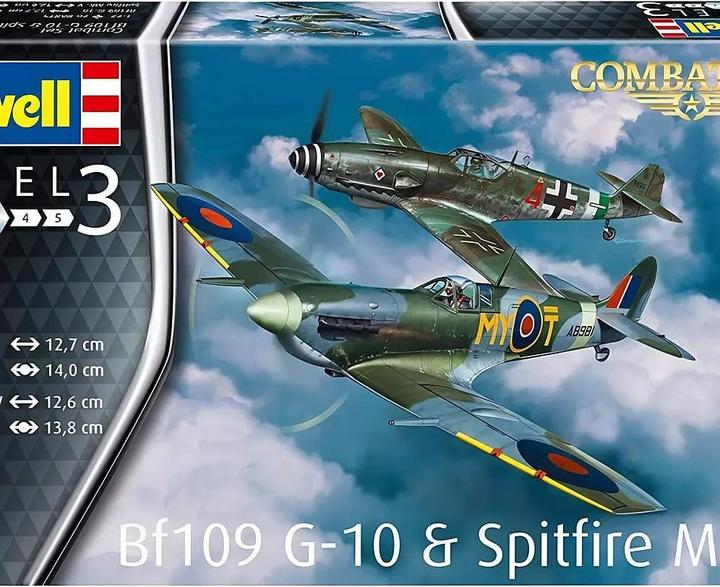 Produktbild Revell Combat Set Bf109G-10 & Spitfire Mk.V