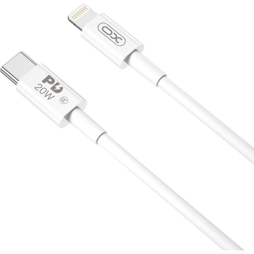 xO Kabel NB-Q189B PD USB-C - Lightning 2,0m 20W weiss (2 m, USB 3.2 Gen 1), USB Kabel