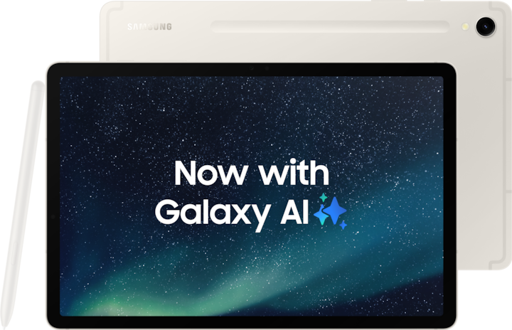 Produktbild Samsung Galaxy Tab S9 (5G, 11", 256 GB, Beige)