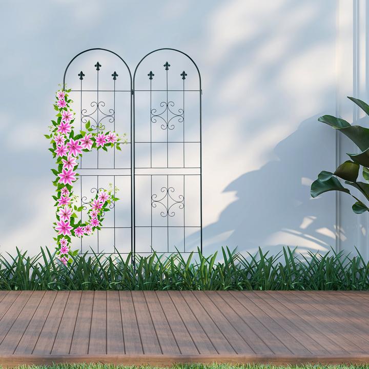 Actual product image Relaxdays Garden Trellis Set of 2 (1.50 cm, 50 cm)