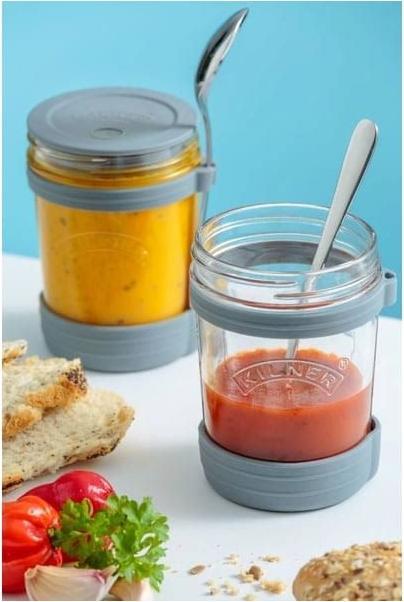 Actual product image Kilner Suppenbehälter 0.35 l Transparent Grau