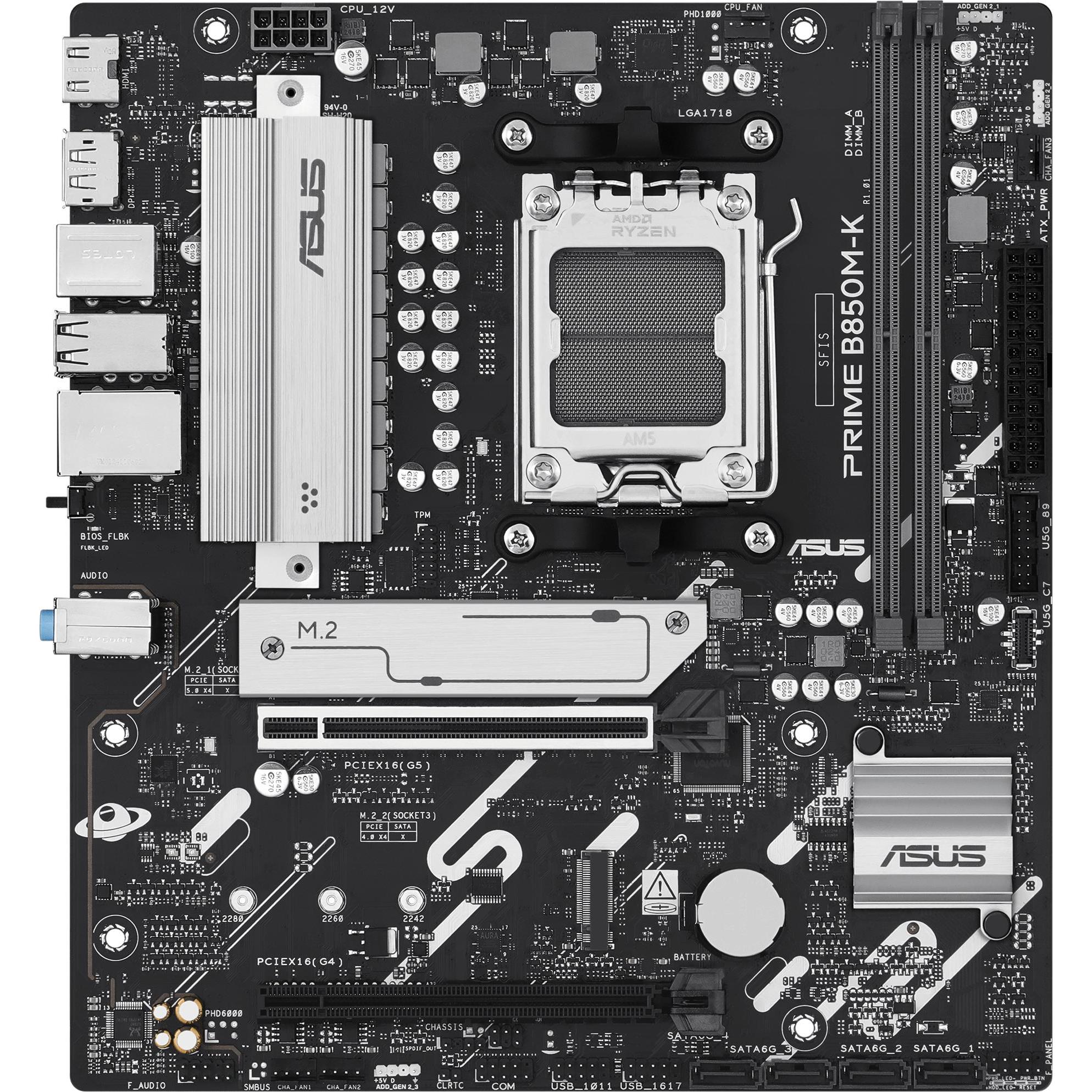 ASUS PRIME B850M-K (AM5, AMD B850, mATX), Mainboard