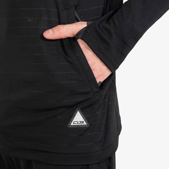 Produktbild Kipsta Damen/Herren Fussball 1/2 Zip - CLR schwarz (XXL)