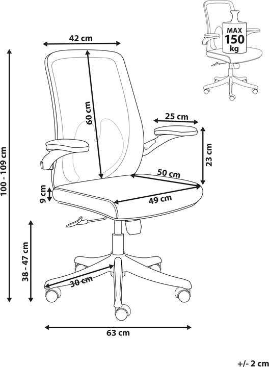 Image du produit Beliani Overlord (38 - 47 cm)