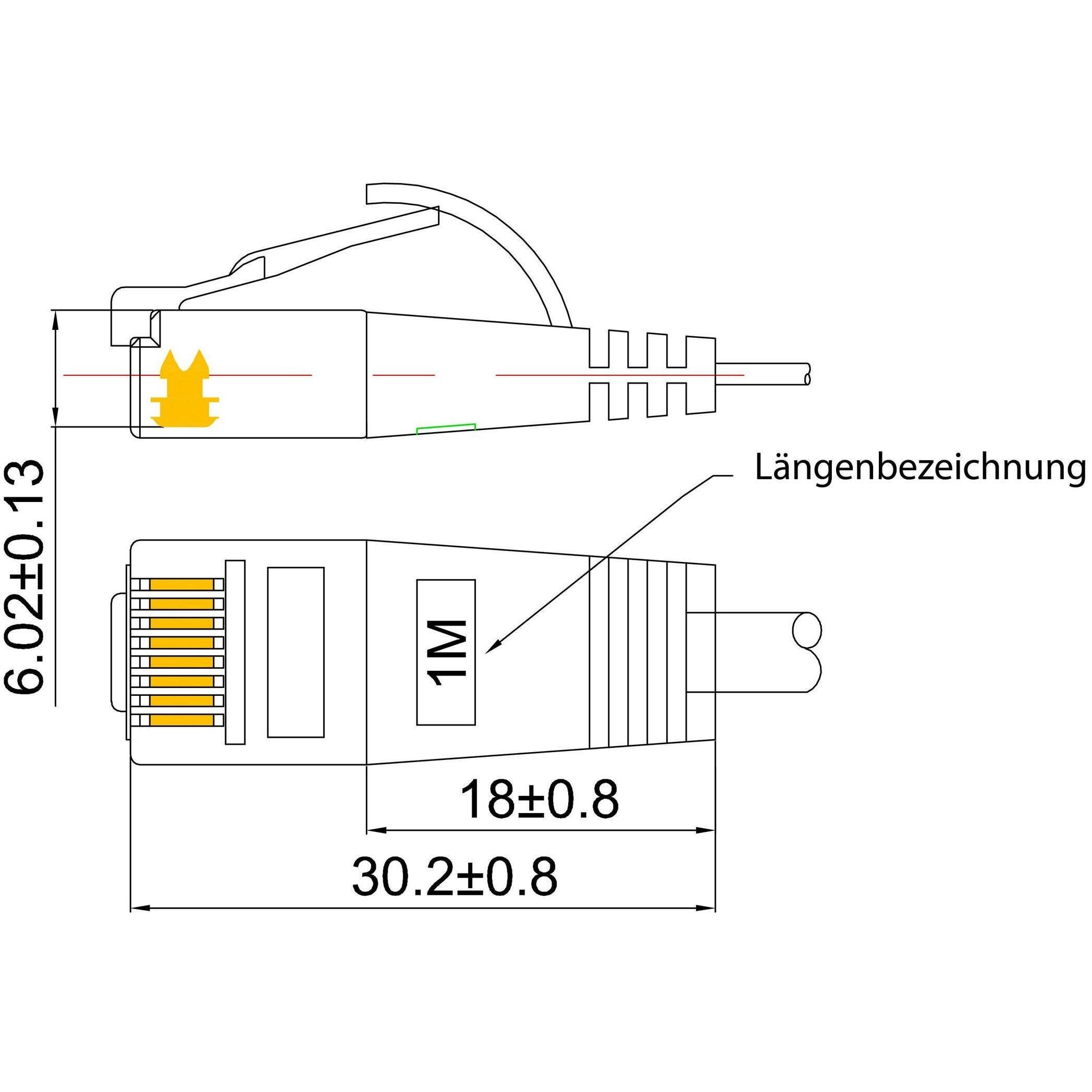 Thumbnail - Wirewin Slim Pachkabel: F/FTP, 7.5m, grün (U/FTP, CAT6, 7.50 m), Netzwerkkabel