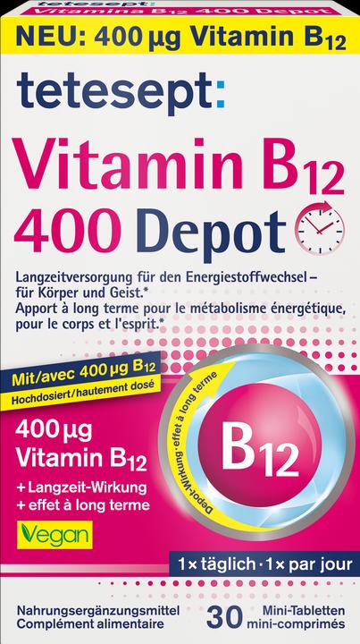 Tetesept Vitamin B12 (30 Stück, Tabletten, 19 g)