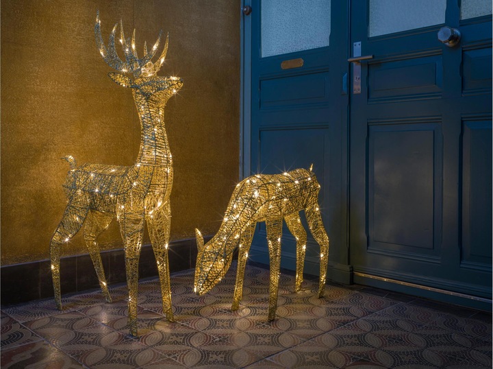 Actual product image STT Freya reindeer LED figure