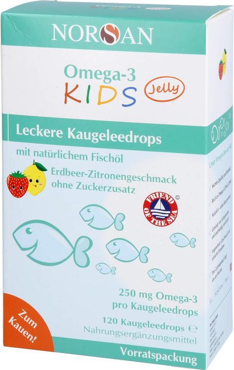 Actual product image Norsan Omega-3 Kids (1 Piece, Sweet, 254 g)