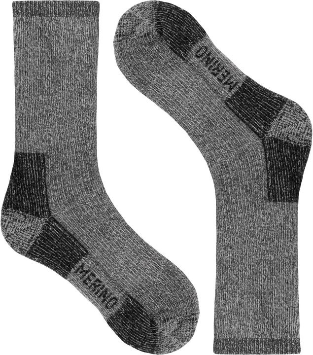 Produktbild Normani 2 Paar 100% Merino Wandersocken - 9899 (2er Pack, 39 - 42)