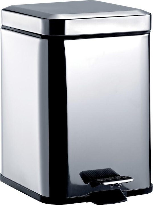 Produktbild Emco Abfallbehälter SYSTEM 2 Standmod. mit Deckel eckig 5 l Edelstahl (5 l)