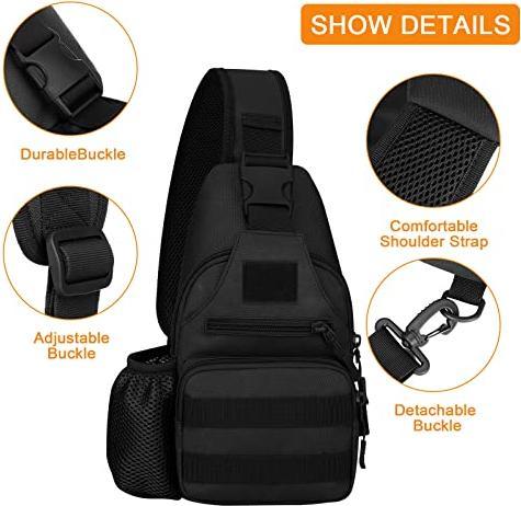 Produktbild Only-Bags.Store Tactical Chest Bag Militärische Umhängetasche Tactical Chest Sling Pack Crossbody Bag