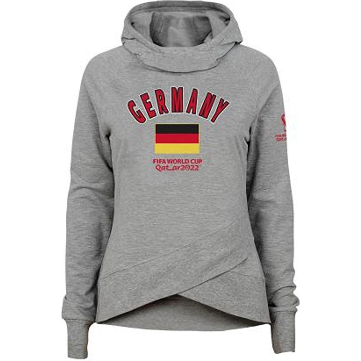Outerstuff, Uomini, Felpa + Maglione, Fifa Flag Funnel Nk Hood Deutschland Lxl, (L, XL)