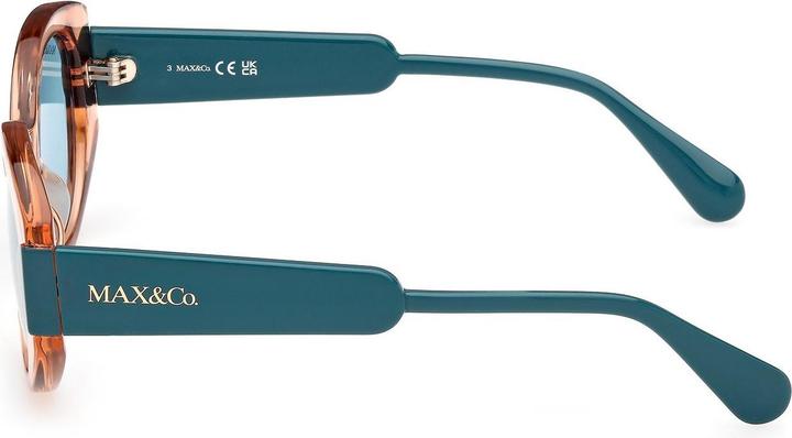 Actual product image Max&Co. Brown Green Round Sunglasses