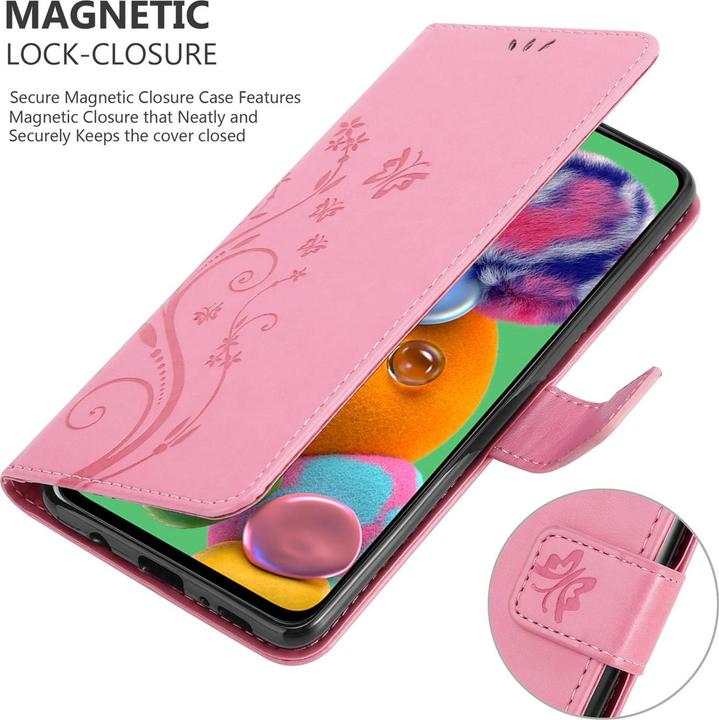 Produktbild Cadorabo Flower Book Cover (Samsung Galaxy A90 5G)