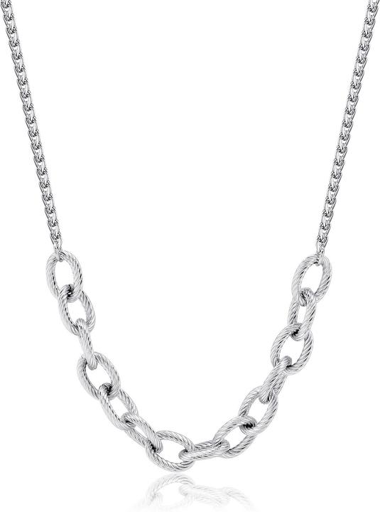 Produktbild Sagapo S'AgapÃµ - Modern Chunky Steel Necklace SHK61