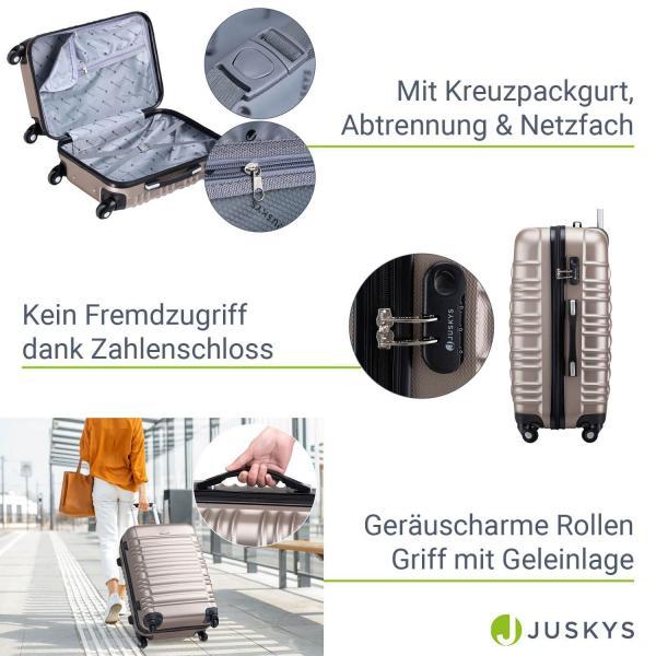 Actual product image Juskys Rome hard case set (41 l)