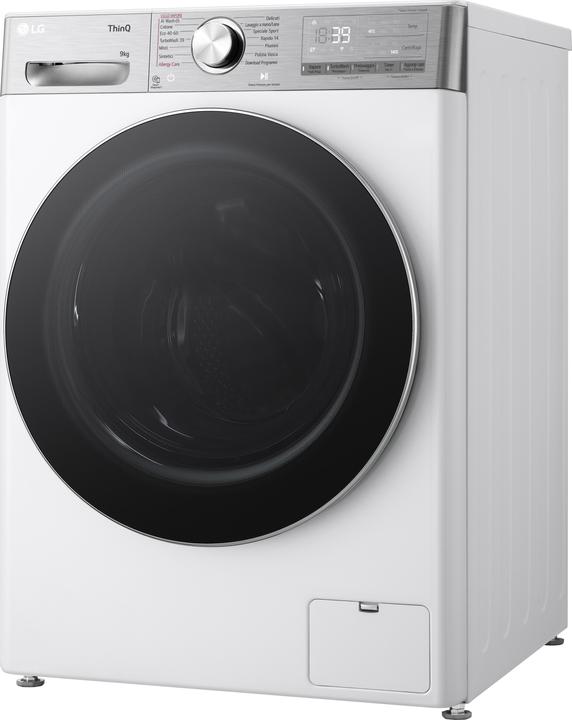 Immagine prodotto LG F4R9009TPWC Lavatrice 9kg Classe A -40% AI DD con Vapore (9 kg, A sinistra)