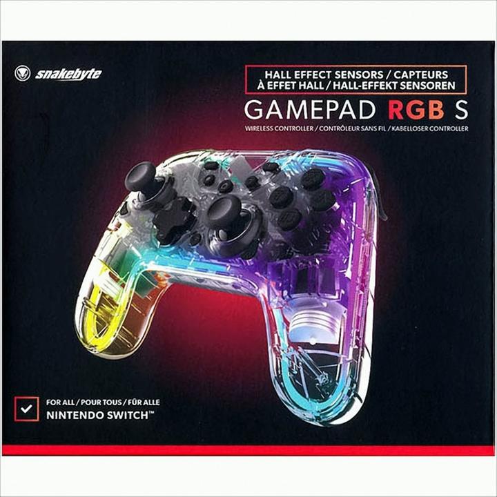 Image du produit Snakebyte Switch Controller Gamepad sans fil RGB S (Switch)
