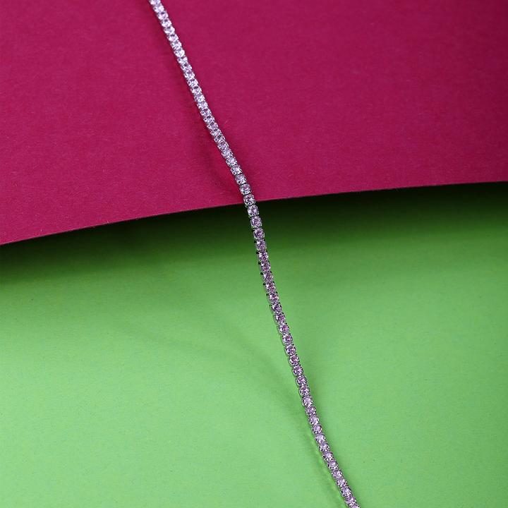 Immagine prodotto La Petite Story Bracciale tennis in argento con zirconi rosa Argento LPS05AWV32 (16 cm, Argento 925)