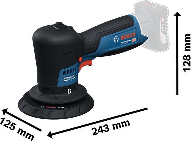 Produktbild Bosch Professional GPX 12V-125 06019L4101 Poliermaschine (Exzenterschleifer)