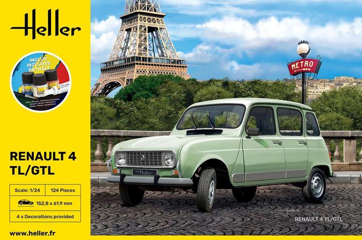 Actual product image Heller STARTER KIT Renault 4TL/GTL