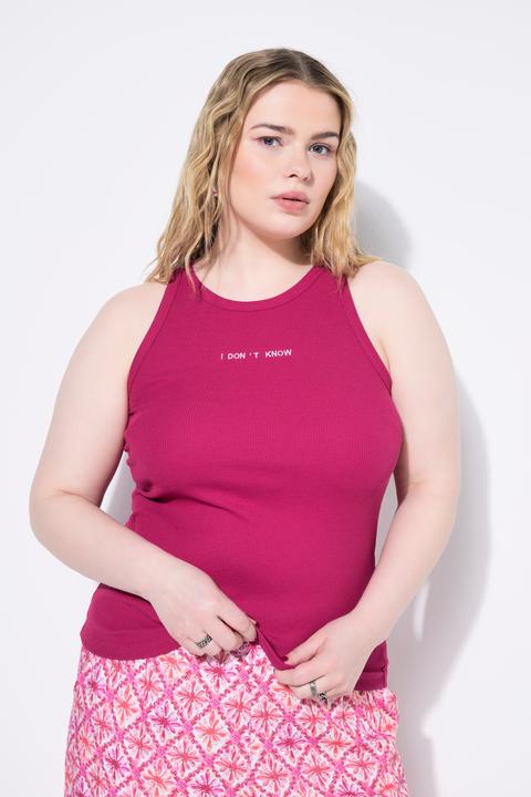 Produktbild Studio Untold Tanktop, Slim Shape, Strukturjersey, Stickerei (46, 48)