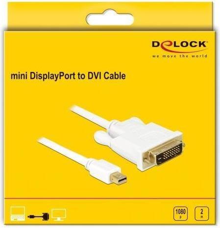 Produktbild Delock Mini DisplayPort — DVI (2 m, DVI, DisplayPort, 1.1)