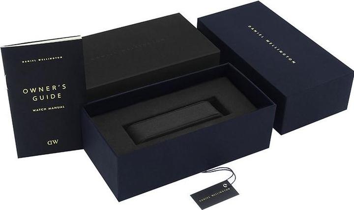 Produktbild Daniel Wellington Classic Petite York Black Silver (Analoguhr, 32 mm)