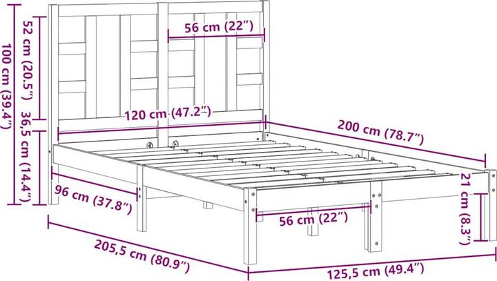 Actual product image vidaXL Mahala (120 x 200 cm)