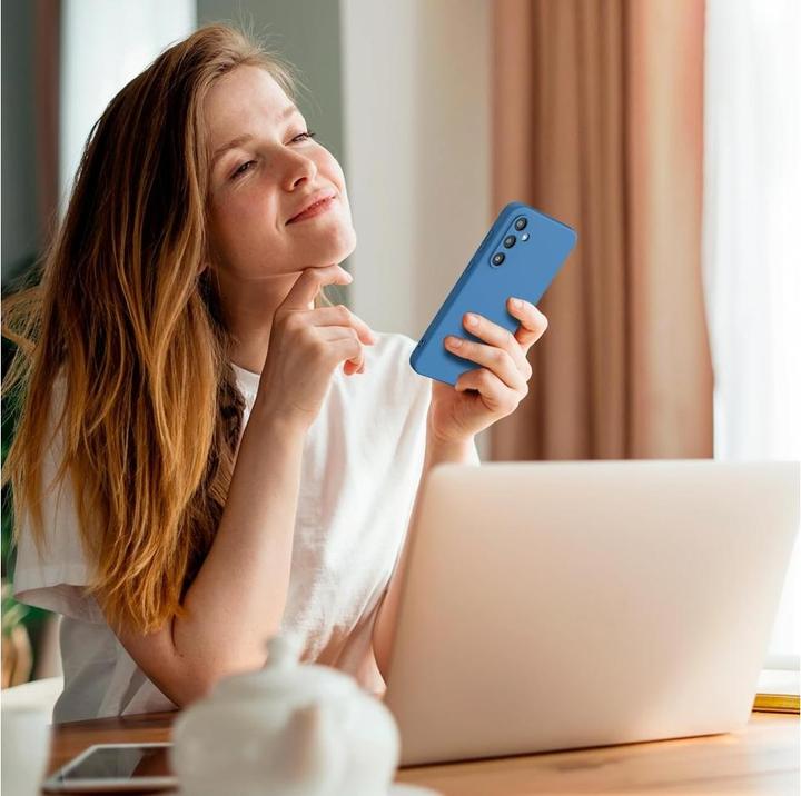 Produktbild Screenguard Samsung Galaxy A55 5G Liquid Silicone Case Hülle (Samsung Galaxy A55)