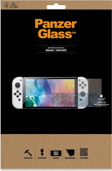Produktbild PanzerGlass Displayschutz E2E AB OLED (Switch OLED)