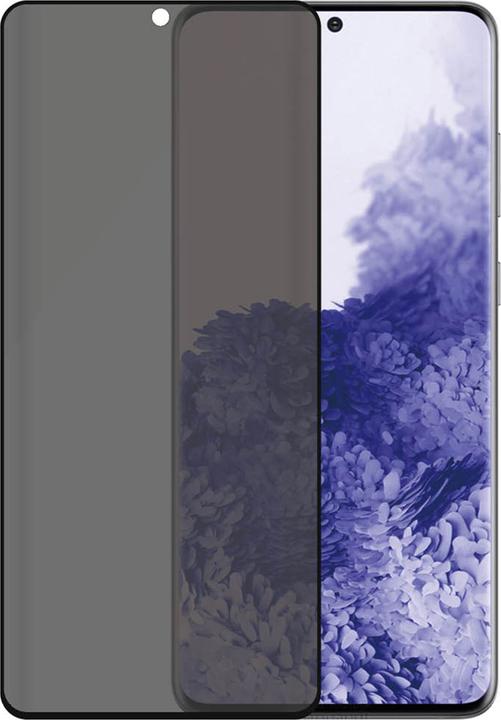 Actual product image PhoneLook Galaxy S21 Ultra 3D Privacy Anti-Spy Tempered Glass Screen Protector with Black Edges (1 pcs., Samsung Galaxy S21 Ultra 5G)