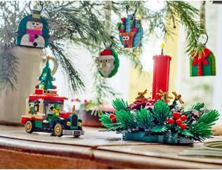 Produktbild LEGO Verschiedene Christbaumanhänger (40744, LEGO Iconic)