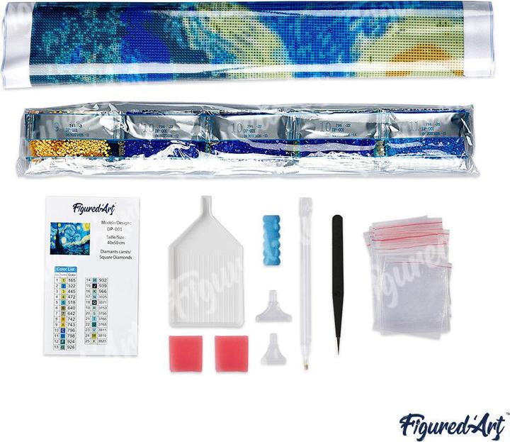 Figured'Art Diamond Painting Grosses Pferd ohne Keilrahmen