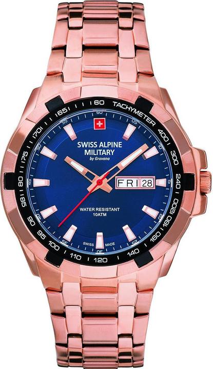 Immagine prodotto Swiss Alpine Military 7043.1165 Orologio da uomo Day-Date 42mm 10ATM (42 mm)