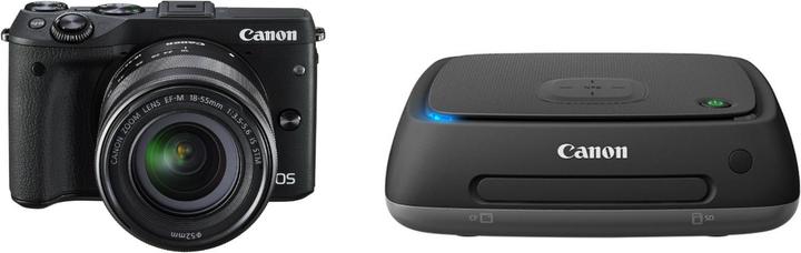 Actual product image Canon EOS M3 18-55mm Connect Station Kit