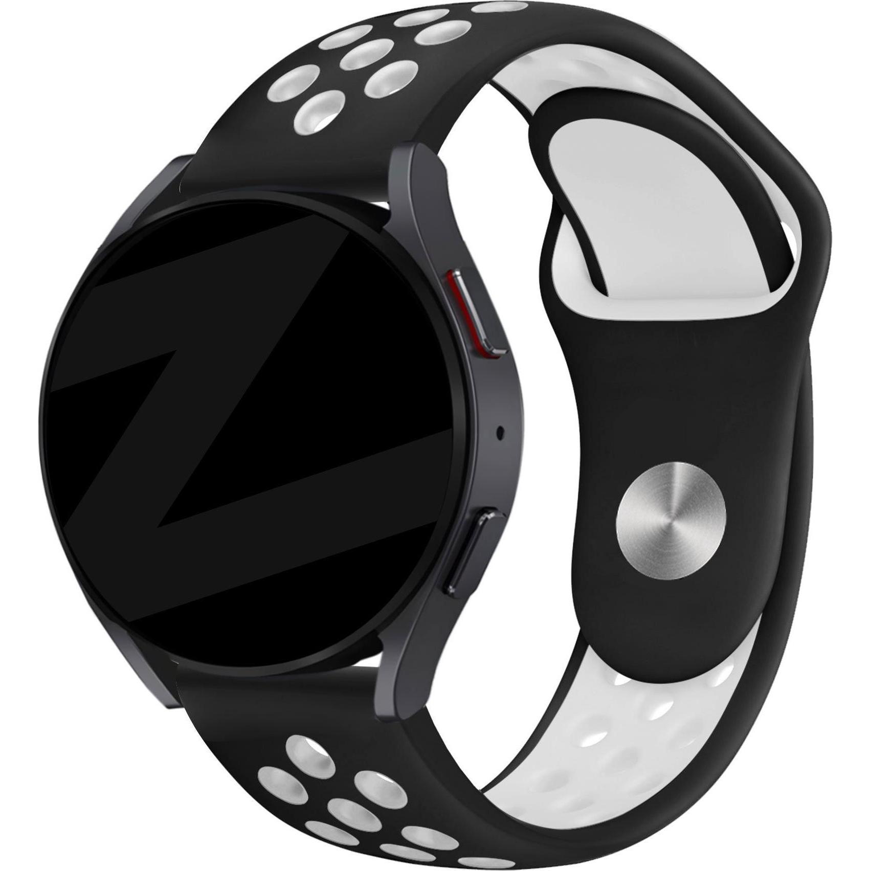 Thumbnail - Bandz Sport Armband (Silikon), Uhrenarmband, Schwarz, Weiss